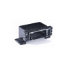 Embase en saillie 24B, Aluminium moulé sous pression, acier inoxydable, IP68/IP69K, Sortie basse, M25